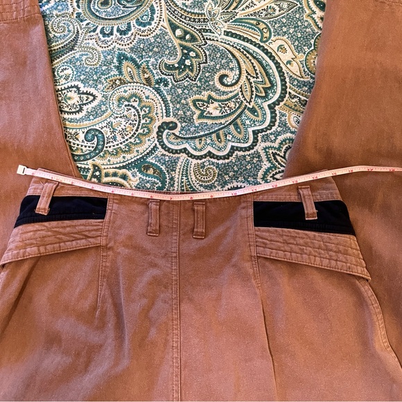 Vintage 1980’s Z. Cavaricci Pleated High Waist Tapered Pants Brown Size 31 EUC - Picture 5 of 7